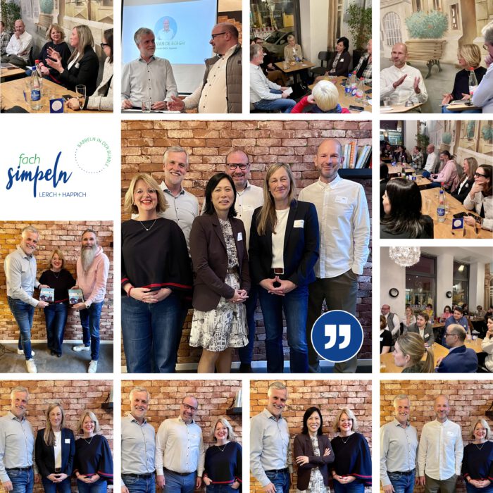 Fachsimpeln mit Lerch + Happich Eiblicke in unseren zweiten Wissens- und Netzwerkabend